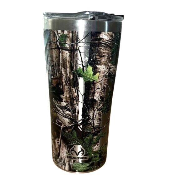 RealTree Tervis 20oz Stainless Steel Tumbler With Lid Camouflage Design - Picture 1 of 6